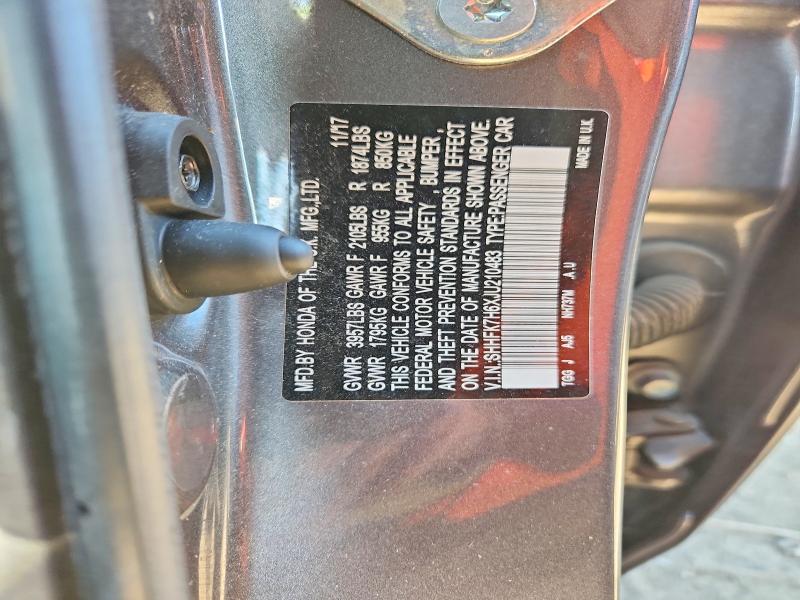 Aukcja sprzedaży 2018 Honda Civic, vin: SHHFK7H6XJU210483, numer aukcji: 61004836