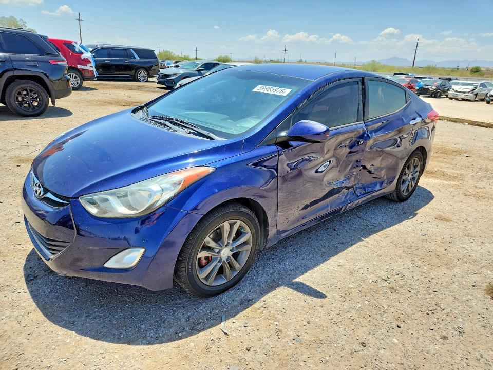 Продажа на аукционе авто 2013 Hyundai Elantra, vin: 5NPDH4AE2DH241207, номер лота: 59985976