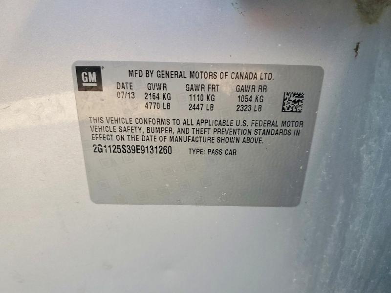 Продаж на аукціоні авто 2014 Chevrolet Impala, vin: 2G1125S39E9131260, номер лоту: 60108566