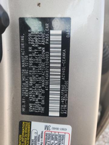 Aukcja sprzedaży 2007 Toyota Camry, vin: 4T1BE46K87U104003, numer aukcji: 62299406
