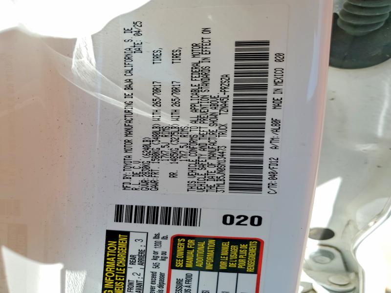 60215806 :رقم المزاد ، 3TMLB5JN0SM134473 vin ، 2025 Toyota Tacoma مزاد بيع
