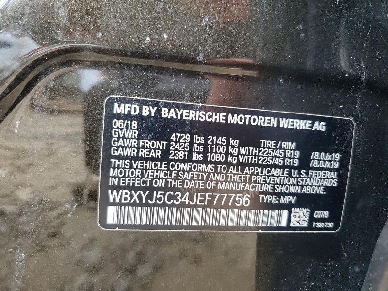 Aukcja sprzedaży 2018 Bmw X2, vin: WBXYJ5C34JEF77756, numer aukcji: 60861296