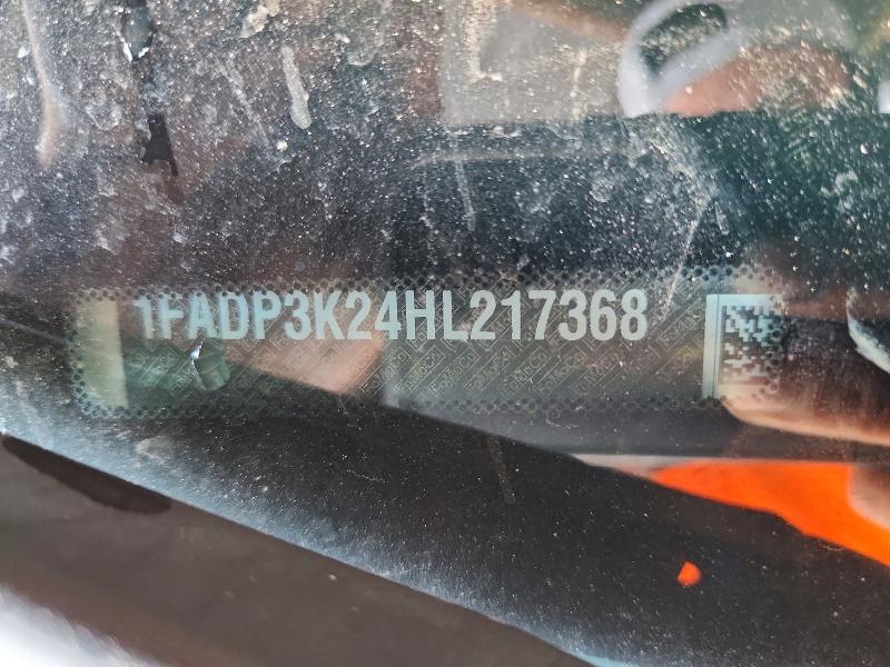 59695376 :رقم المزاد ، 1FADP3K24HL217368 vin ، 2017 Ford Focus مزاد بيع