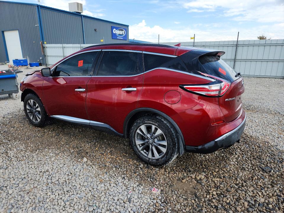 61028016 :رقم المزاد ، 5N1AZ2MH9FN280126 vin ، 2015 Nissan Murano مزاد بيع