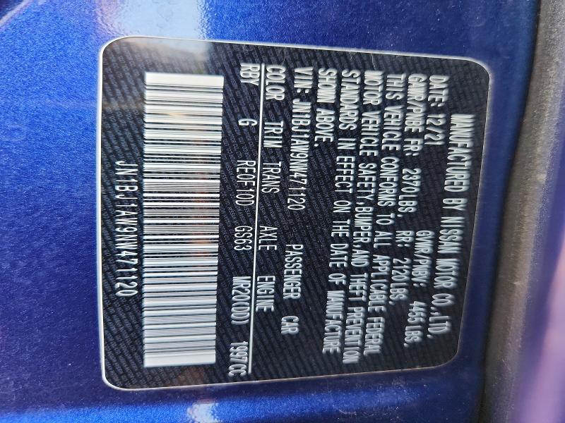 Aukcja sprzedaży 2022 Nissan Rogue Sport, vin: JN1BJ1AW9NW471120, numer aukcji: 61619926