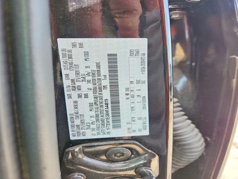 Aukcja sprzedaży 2017 Ford F150, vin: 1FTEW1EG6HFA44819, numer aukcji: 62340746