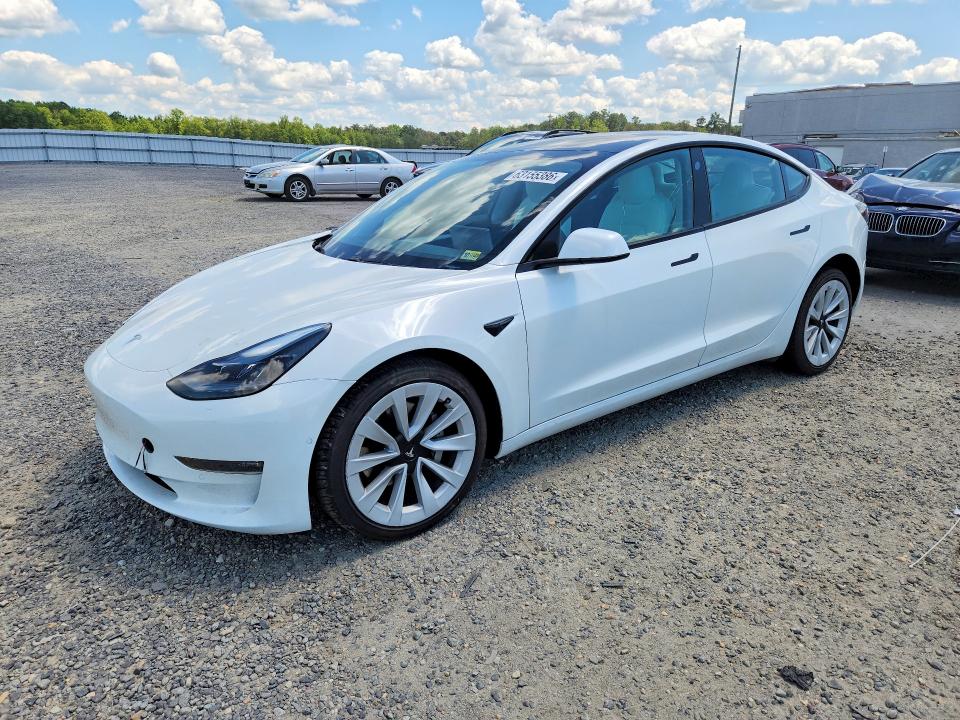 Aukcja sprzedaży 2021 Tesla Model 3, vin: 5YJ3E1EB5MF062001, numer aukcji: 63155386