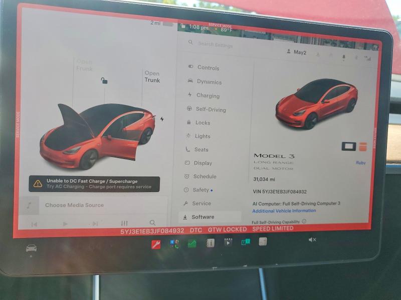 Aukcja sprzedaży 2018 Tesla Model 3, vin: 5YJ3E1EB3JF084932, numer aukcji: 63118156