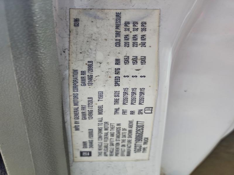 59669606 :رقم المزاد ، 1GCDT198868263077 vin ، 2006 Chevrolet Colorado مزاد بيع