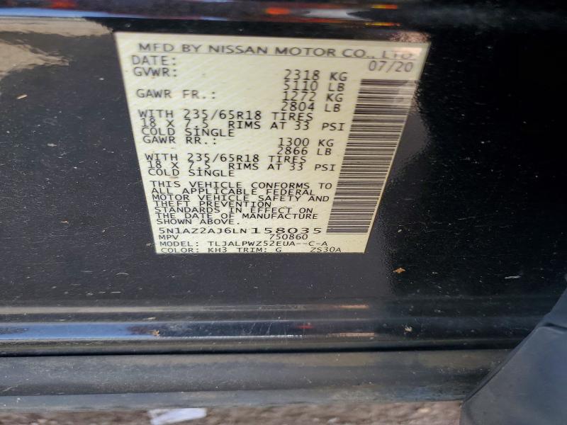 Продаж на аукціоні авто 2021 Nissan Murano, vin: 5N1AZ2AJ6LN158035, номер лоту: 62356666