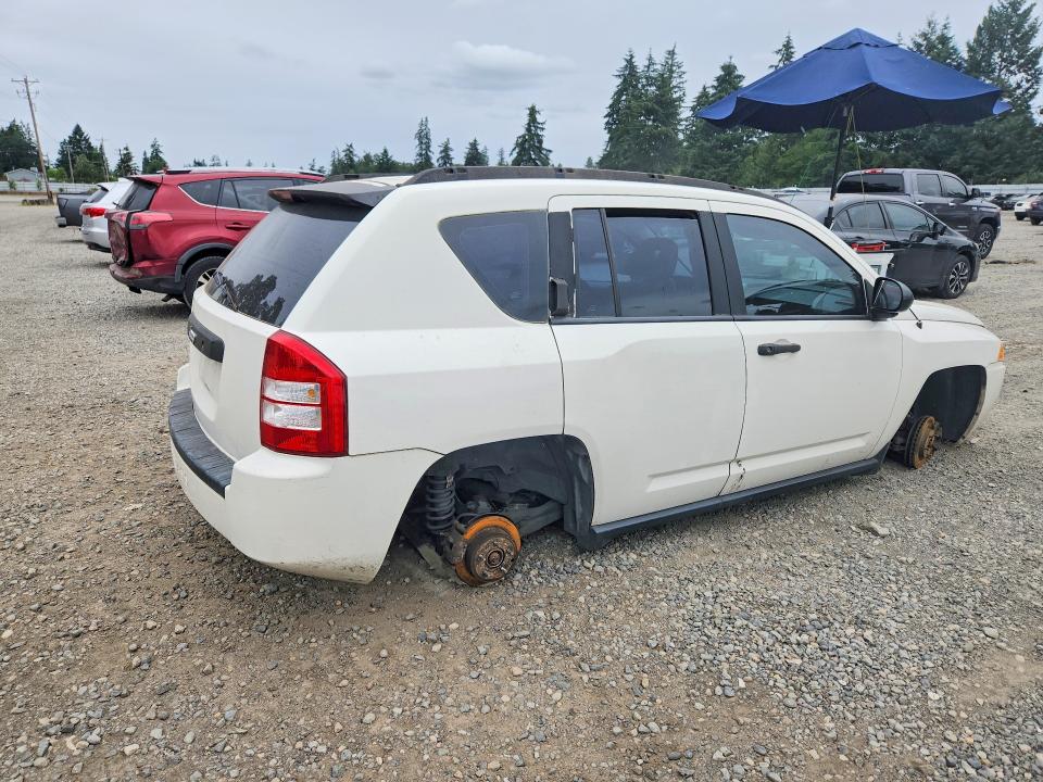 2007 Jeep Compass მანქანა იყიდება აუქციონზე, vin: 1J8FF47W57D205271, აუქციონის ნომერი: 59391926
