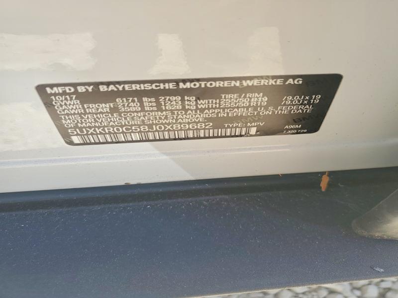 Продажа на аукционе авто 2018 Bmw X5, vin: 5UXKR0C58J0X89682, номер лота: 62570396