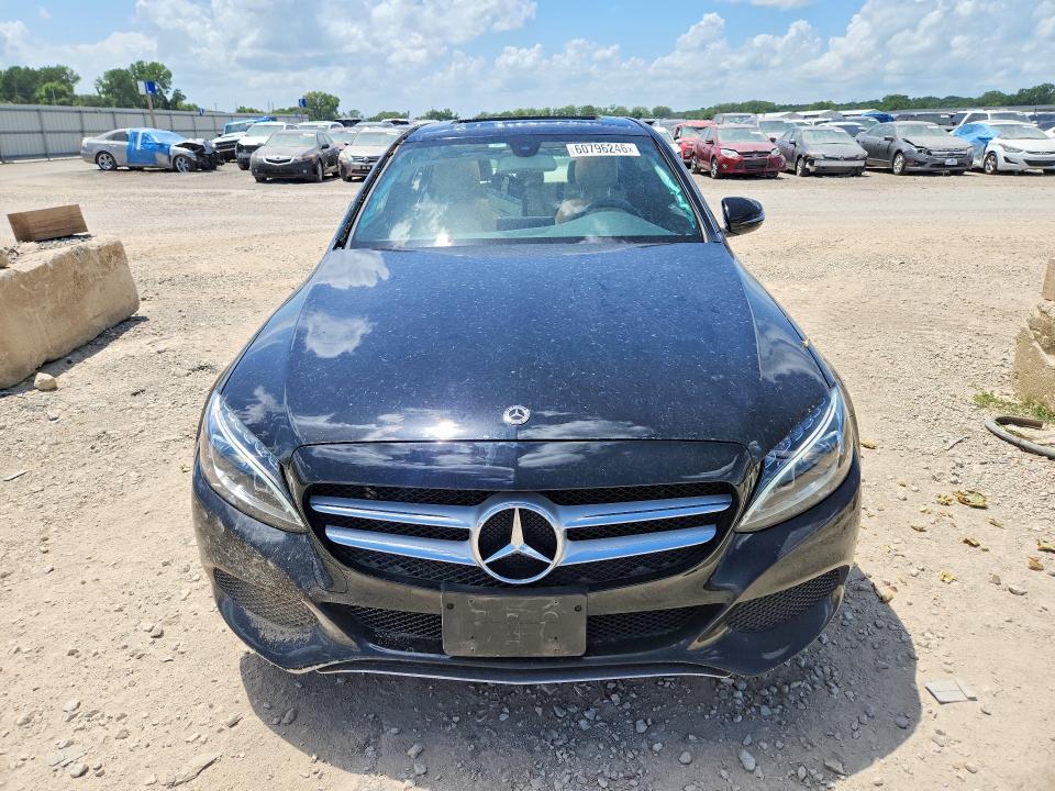 2018 Mercedes-benz C მანქანა იყიდება აუქციონზე, vin: WDDWF4KB4JR321556, აუქციონის ნომერი: 60796246