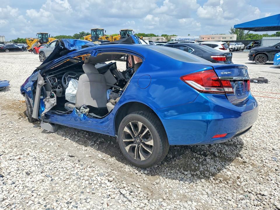 61809206 :رقم المزاد ، 19XFB2F88DE221274 vin ، 2013 Honda Civic مزاد بيع