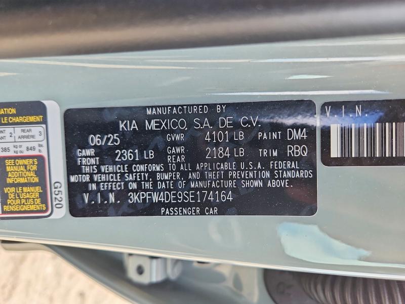 Aukcja sprzedaży 2025 Kia K4, vin: 3KPFW4DE9SE174164, numer aukcji: 60084066