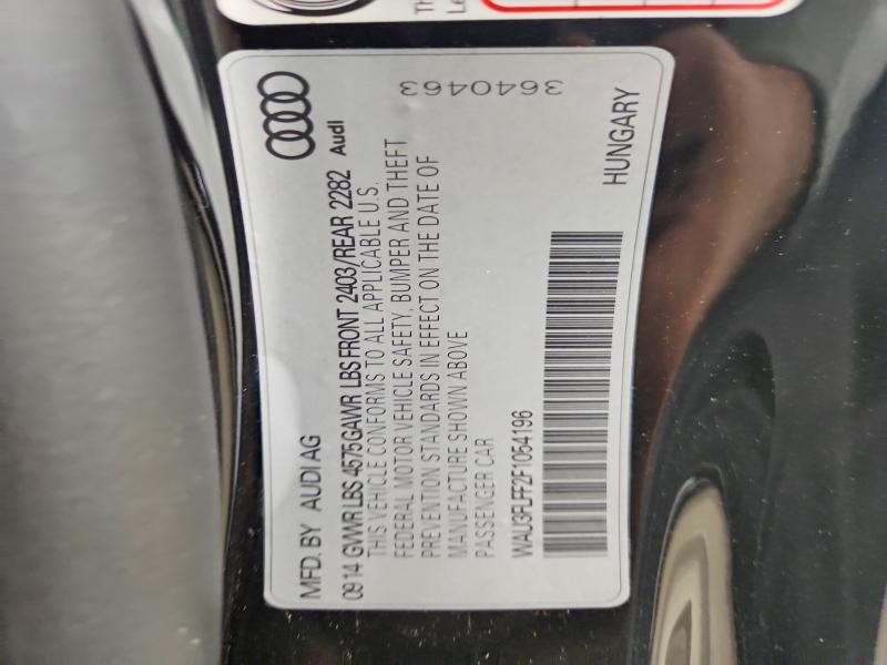 Продаж на аукціоні авто 2015 Audi A3, vin: WAU3FLFF2F1054196, номер лоту: 61023876
