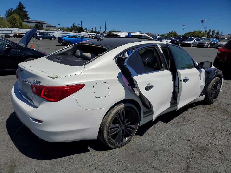 2015 Infiniti Q50 მანქანა იყიდება აუქციონზე, vin: JN1BV7AP8FM343254, აუქციონის ნომერი: 61538076