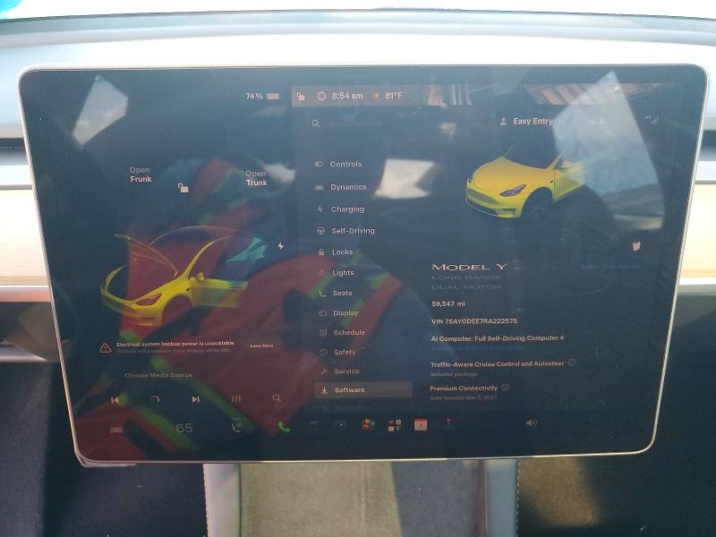 Aukcja sprzedaży 2024 Tesla Model Y, vin: 7SAYGDEE7RA222575, numer aukcji: 59879126
