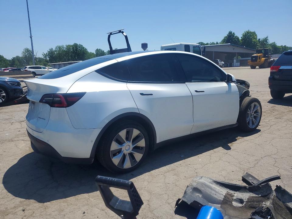 59547416 :رقم المزاد ، 5YJYGDEE7MF076039 vin ، 2021 Tesla Model Y مزاد بيع