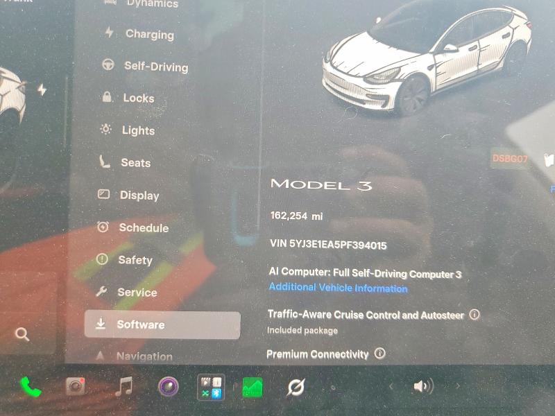 Продажа на аукционе авто 2023 Tesla Model 3, vin: 5YJ3E1EA5PF394015, номер лота: 61983986