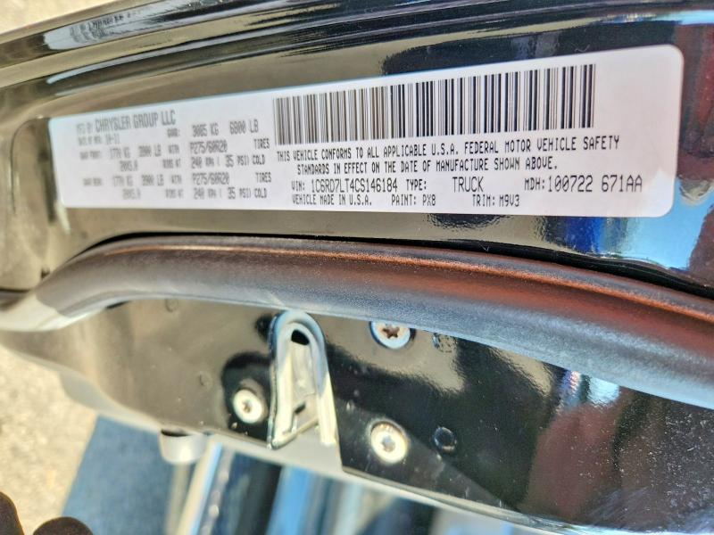 61069576 :رقم المزاد ، 1C6RD7LT4CS146184 vin ، 2012 Dodge Ram 1500 مزاد بيع