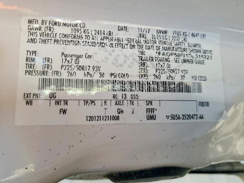 Продажа на аукционе авто 2013 Ford C-max, vin: 1FADP5BU1DL515223, номер лота: 60547666
