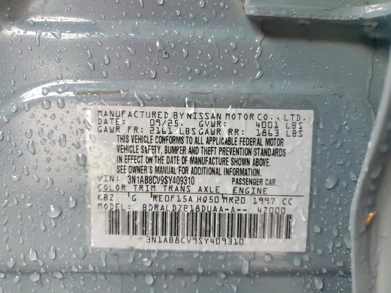 Продажа на аукционе авто 2025 Nissan Sentra, vin: 3N1AB8CV9SY409310, номер лота: 60592746