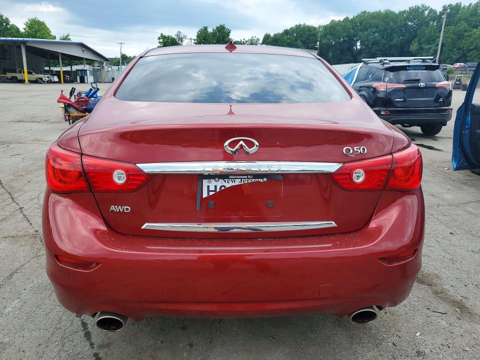 Aukcja sprzedaży 2014 Infiniti Q50, vin: JN1BV7AR9EM681259, numer aukcji: 59332956