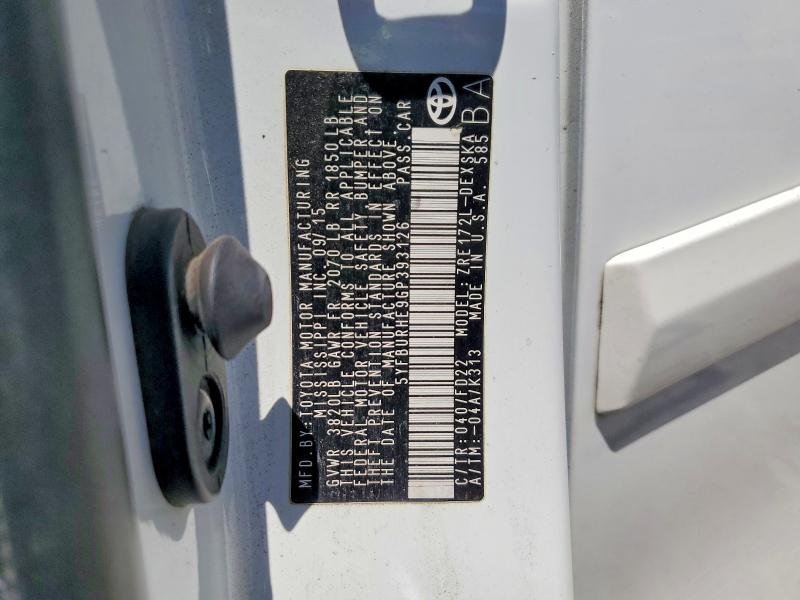 2016 Toyota Corolla მანქანა იყიდება აუქციონზე, vin: 5YFBURHE9GP393126, აუქციონის ნომერი: 63520756