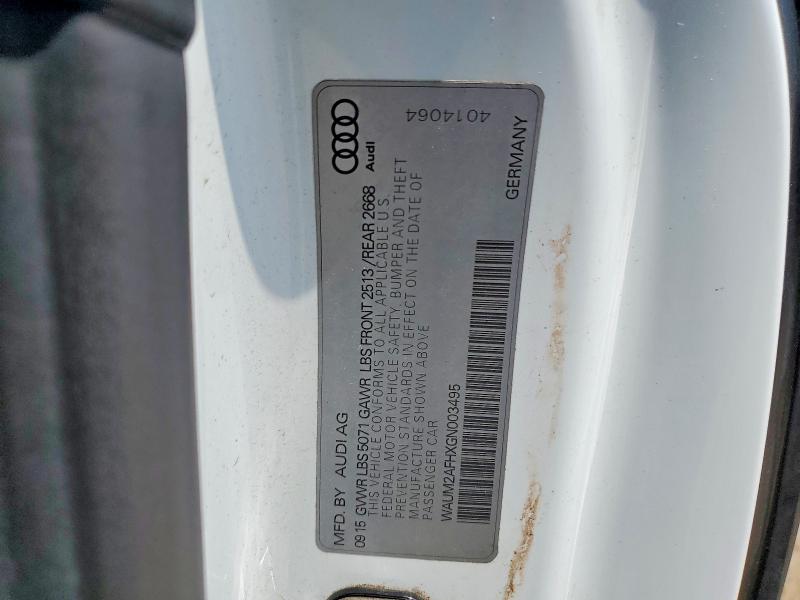 Aukcja sprzedaży 2016 Audi A5, vin: WAUM2AFHXGN003495, numer aukcji: 61219136