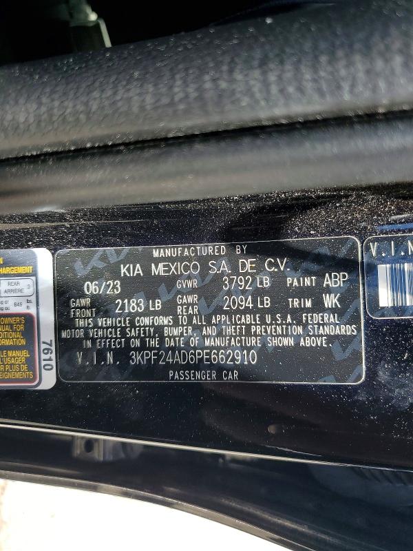 Aukcja sprzedaży 2023 Kia Forte, vin: 3KPF24AD6PE662910, numer aukcji: 61810286