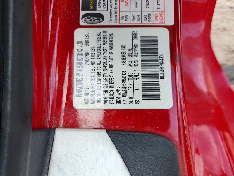 61063186 :رقم المزاد ، JN1AZ4EH9FM444336 vin ، 2015 Nissan 370z مزاد بيع