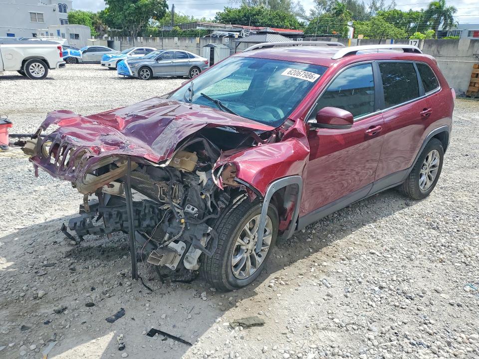62067986 :رقم المزاد ، 1C4PJLLB7KD316274 vin ، 2019 Jeep Cherokee مزاد بيع