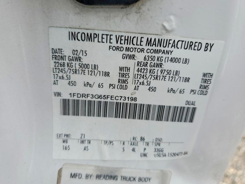 2015 Ford F350 მანქანა იყიდება აუქციონზე, vin: 1FDRF3G65FEC73198, აუქციონის ნომერი: 59895596