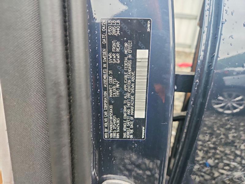 Продаж на аукціоні авто 2024 Volvo Xc90, vin: YV4062PF8R1256430, номер лоту: 57723526
