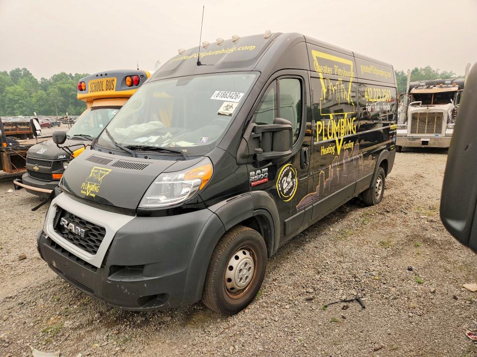 2021 Ram Promaster 2500 მანქანა იყიდება აუქციონზე, vin: 3C6LRVDG3ME519765, აუქციონის ნომერი: 61863426