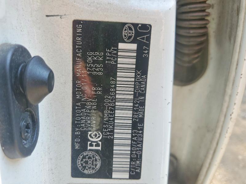 Продаж на аукціоні авто 2011 Toyota Matrix, vin: 2T1KU4EE7BC568487, номер лоту: 61602436