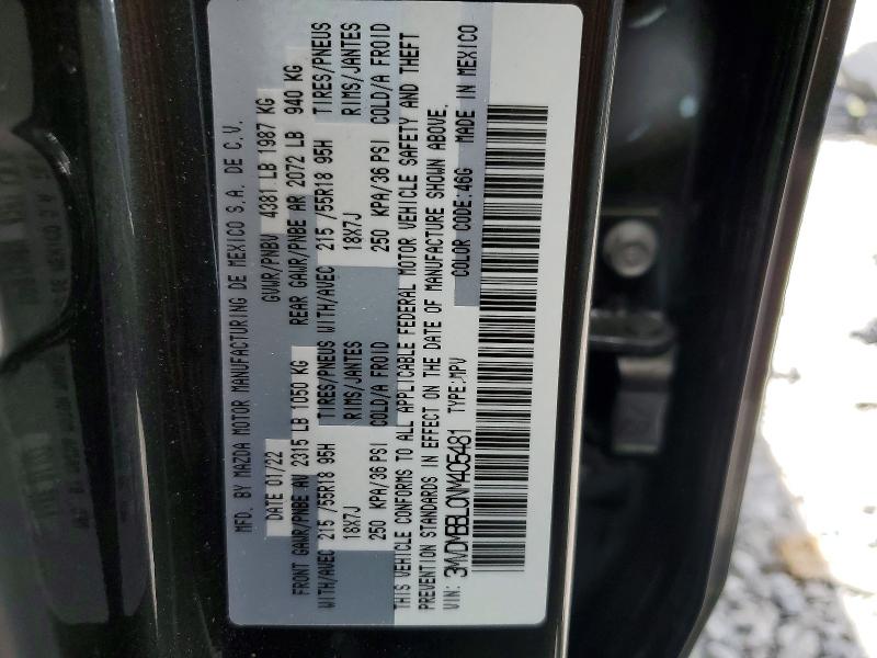 Продажа на аукционе авто 2022 Mazda Cx-30, vin: 3MVDMBBL0NM405481, номер лота: 61628286
