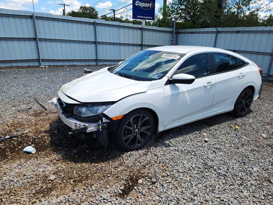 Auction sale of the 2019 Honda Civic, vin: 2HGFC2F89KH568354, lot number: 60088616