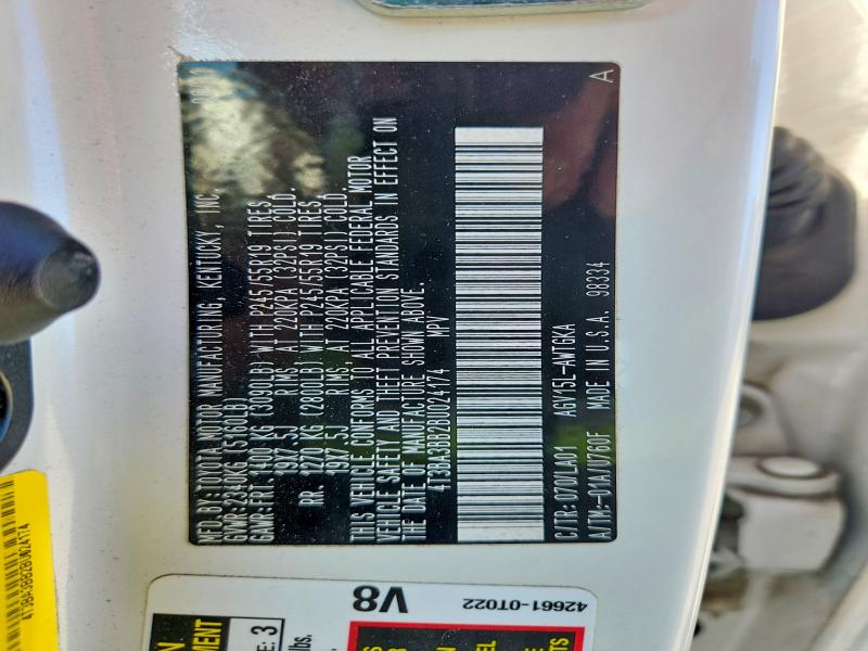 Продажа на аукционе авто 2011 Toyota Venza, vin: 4T3BA3BB2BU024174, номер лота: 60835866