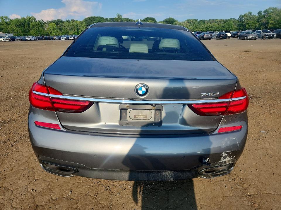2017 Bmw 740 მანქანა იყიდება აუქციონზე, vin: WBA7E2C58HG740107, აუქციონის ნომერი: 62294596