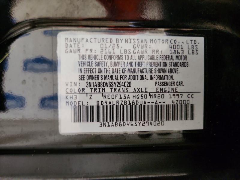 Aukcja sprzedaży 2025 Nissan Sentra, vin: 3N1AB8DV6SY294020, numer aukcji: 61136576