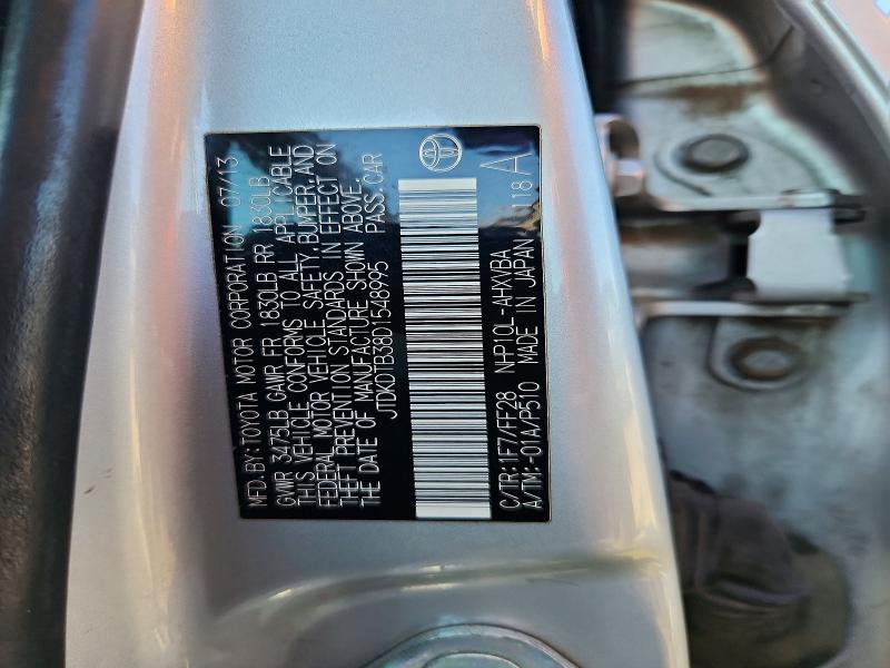 Продажа на аукционе авто 2013 Toyota Prius C, vin: JTDKDTB38D1548995, номер лота: 60444146