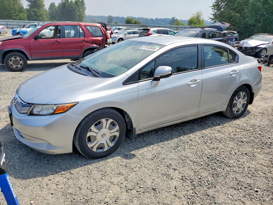 61548686 :رقم المزاد ، JHMFB4F23CS002854 vin ، 2012 Honda Civic مزاد بيع