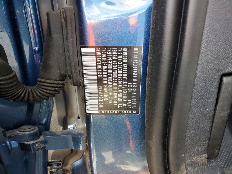 2018 Volkswagen Beetle მანქანა იყიდება აუქციონზე, vin: 3VWFD7AT6JM714355, აუქციონის ნომერი: 59271746