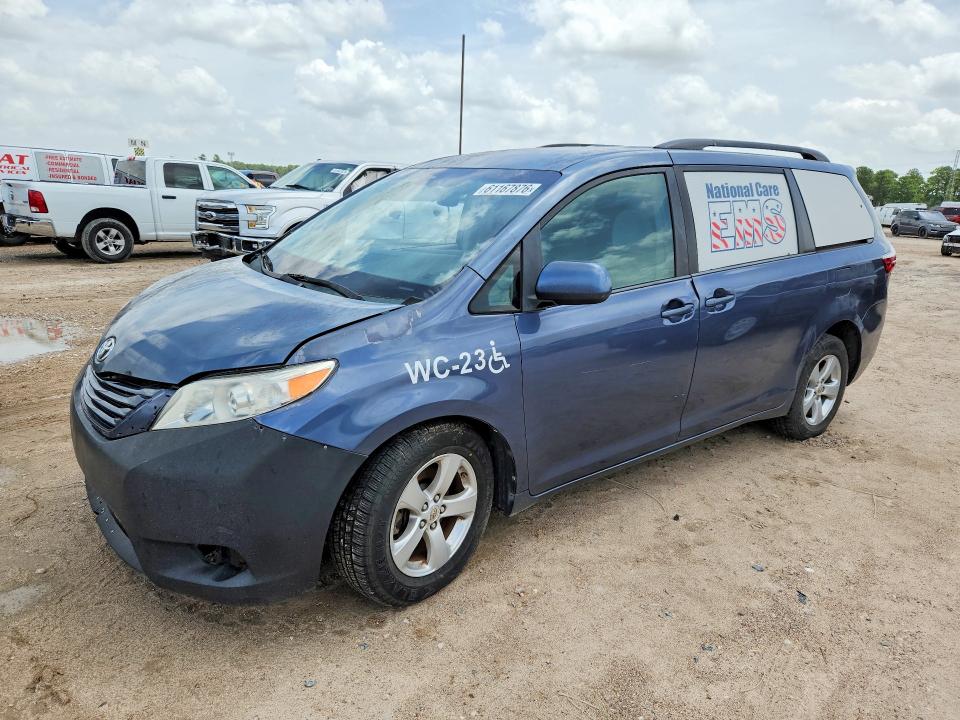 Aukcja sprzedaży 2015 Toyota Sienna, vin: 5TDKK3DC1FS604669, numer aukcji: 61167876
