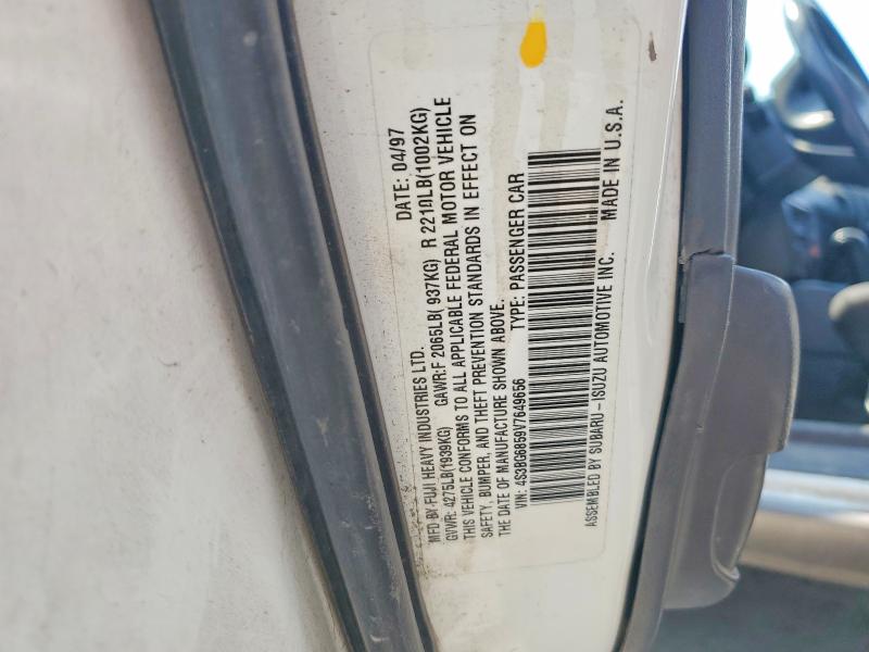 Продаж на аукціоні авто 1997 Subaru Legacy, vin: 4S3BG6859V7649656, номер лоту: 63038456