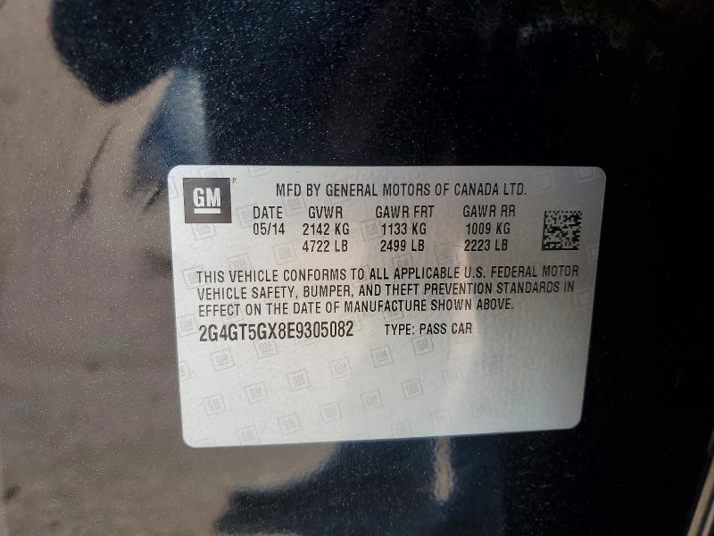 Aukcja sprzedaży 2014 Buick Regal, vin: 2G4GT5GX8E9305082, numer aukcji: 63173176