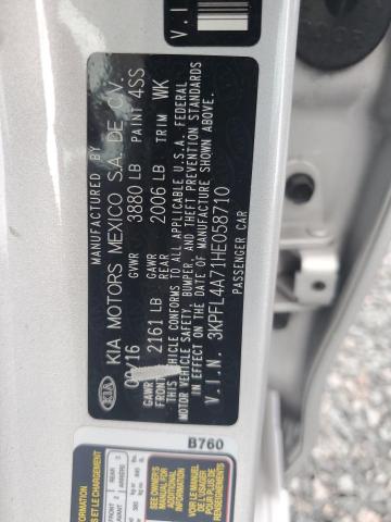 59884816 :رقم المزاد ، 3KPFL4A71HE058710 vin ، 2017 Kia Forte مزاد بيع
