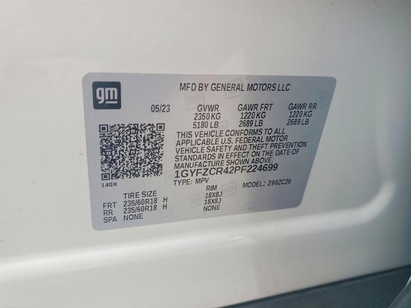 Продажа на аукционе авто 2023 Cadillac Xt4, vin: 1GYFZCR42PF224699, номер лота: 59899976